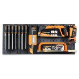 Beta 6600 M/542 Assortimento di 53 utensili, con ganci senza pannello 066000542