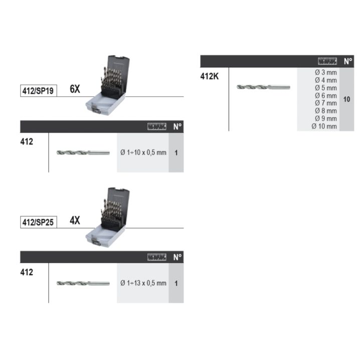 Beta 6600 M/566 Assortimento di 324 utensili, con ganci senza pannello 066000566