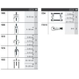 Beta 6600 M/650 Assortimento 28 utensili, con ganci senza pannello 066000650