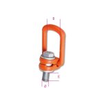 Beta 8049V M24-35 Golfare maschio per sollevamento con staffa disassata, acciaio legato ad alta resistenza 080490324