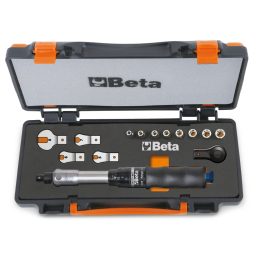 Beta 671B/C5 Assortimento di barra dinamometrica 604B, 1 cricchetto reversibile, 8 chiavi a bussola esagonali e 4 chiavi a forch