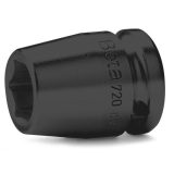 Beta 720 24 Chiavi a bussola Macchina con attacco quadro femmina 1/2" bocca esagonale serie normale, fosfatate 007200024