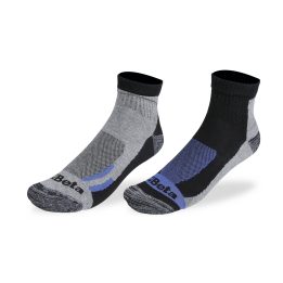 Beta 7426P 43/46 2 paia di calze maxi sneakers in cotone con pianta in spugna di cotone 074260104