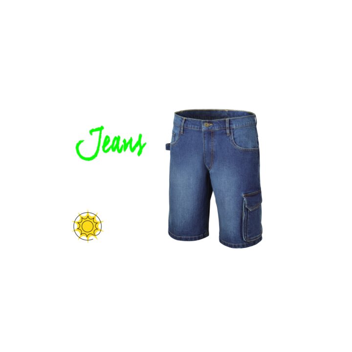 Beta 7529 XXL Bermuda jeans da lavoro elasticizzati 075290056