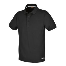 Beta 7552N M Polo work in cotone 200g, con 3 bottoni, nera 075520502