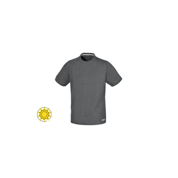 Beta 7553G M T-shirt work in cotone jersey 150 gr, grigio melange 075530402