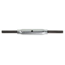 Beta 8008TZN M24 Tenditori a due tronchi canaula a tubo DIN 1478 terminali neri, corpo zincato 080080524