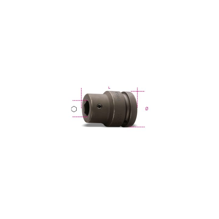 Beta 727PI/16 1/2 Bussola portainserti Macchina con attacco quadro femmina 1/2" fosfatata 007270015