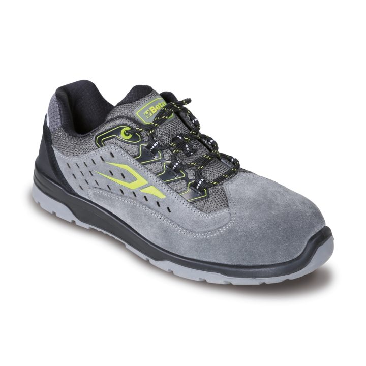 Beta 7317NA 46 Scarpe in pelle scamosciata traforata con supporto di stabilità al tallone 073170146