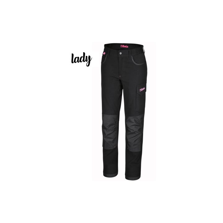 Beta 7818LN XXXL Pantaloni da lavoro da donna multitasche in 100% cotone elasticizzato, 170g 078180206