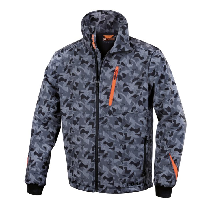 Beta 7658CM M Giacca softshell - camouflage grigio 076580102