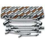 Beta 80/S8 Serie di 8 chiavi a bussola poligonale snodate doppie (art. 80) 000800051