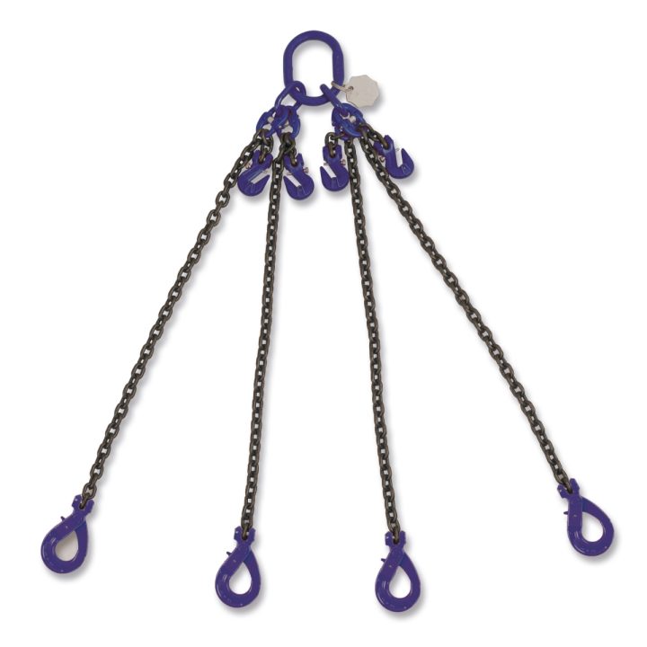 Beta 8098SL/G10 D6-3 Pendente di sollevamento, ganci Self-Locking e accorciatori, catena 4 bracci, G10 080981203