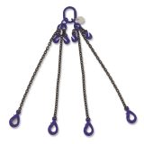 Beta 8098SL/G10 D6-4 Pendente di sollevamento, ganci Self-Locking e accorciatori, catena 4 bracci, G10 080981204