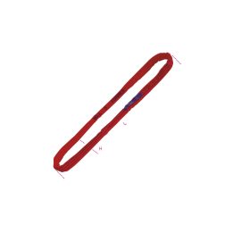 Beta 8178 5-T5 Braca per sollevamento 5t nastro ad anello continuo, rosso tessuto in poliestere ad alta tenacità (PES) 081780100