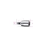 Beta 900LP 0,8X4 Chiavi a bussola a mano a giravite per viti con intaglio con attacco quadro femmina 1/4" cromate - inserti brun