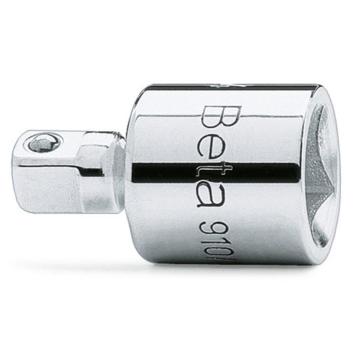 Beta 910/15 Raccordo a mano con attacco quadro femmina 3/8" e maschio 1/4" cromato 009100810