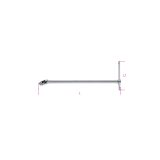 Beta 910/40 Quadro maschio 3/8" snodato a T cromato 009100850