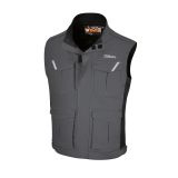 Beta 7937MG L Gilet da lavoro grigio in 100% cotone, comodo e resistente 079370403
