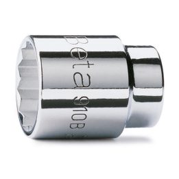Beta 910B 13 Chiavi a bussola a mano con attacco quadro femmina 3/8" bocca poligonale, cromate 009100113