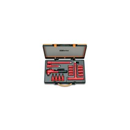 Beta 910MQ/C16 8 chiavi a bussola poligonali 4 chiavi a bussola esagonali maschio e 4 accessori 009100917