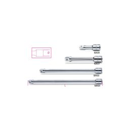 Beta 920/20 Prolunghe a mano con attacchi quadri maschio e femmina 1/2" cromate 009200818
