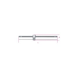 Beta 920/42 Quadro maschio 1/2" con spina scorrevole cromato 009200854