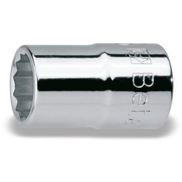 Beta 920B 14 Chiavi a bussola a mano con attacco quadro femmina 1/2" bocca poligonale, cromate 009200114