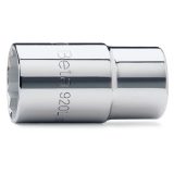 Beta 920BL 17 Chiavi a bussola a mano con attacco quadro femmina 1/2", tipo lungo bocca poligonale, cromate 009200317