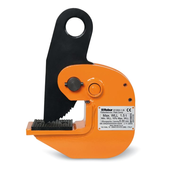 Beta 8135H 1,5 Pinza per sollevamento orizzontale di superfici piane con durezza max 30HRC/300HB 081350315