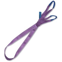 Beta 8150 0,5-T1 Braca per sollevamento 1t viola nastro piatto a due strati, asole rinforzate, poliestere alta tenacità (PES) 08