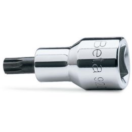 Beta 920XZN 4 Chiavi a bussola a mano maschio per viti con impronta XZN®, con attacco quadro femmina 1/2" cromate - inserti brun