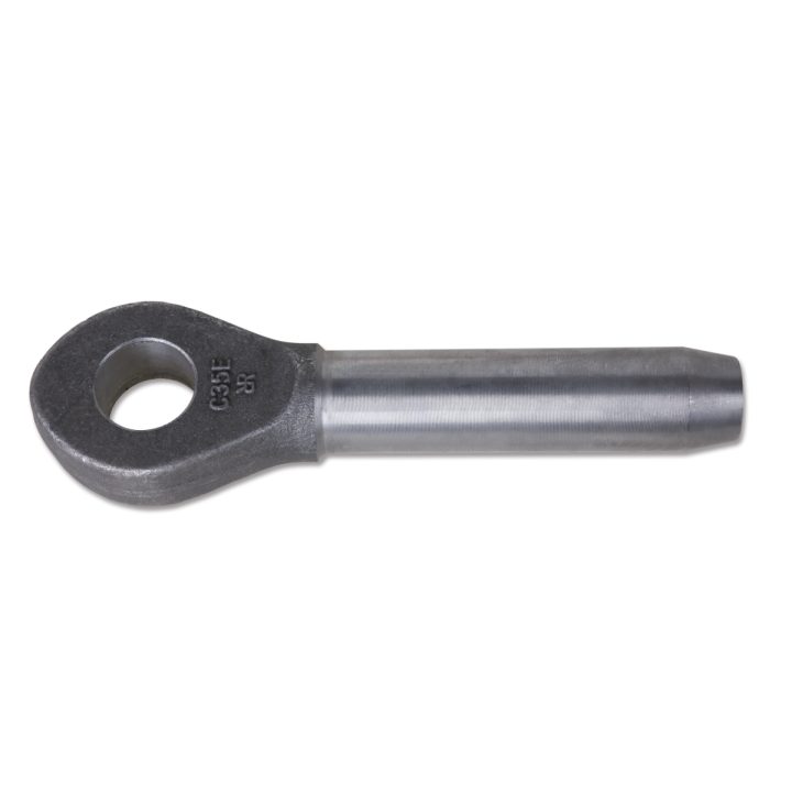 Beta 8702N 24 Capicorda a pressare in acciaio forgiato terminale ad occhio neri, zincati e zincati a caldo 087020124