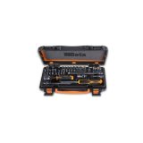 Beta 900/C11Z Assortimento di 11 chiavi a bussola a mano esagonali, 20 inserti per avvitatori e 8 accessori in cassetta di lamie