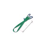 Beta 8153 5-T2 Braca per sollevamento 2t verde nastro piatto a due strati, asole rinforzate, poliestere alta tenacità (PES) 0815