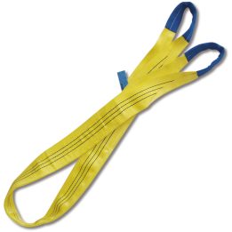 Beta 8156 2-T3 Braca per sollevamento 3t giallo nastro piatto a due strati, asole rinforzate, poliestere alta tenacità (PES) 081