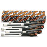 Beta 943FL/S6 Serie di 6 chiavi a bussola esagonale flessibili con impugnatura (art. 943FL) 009430320