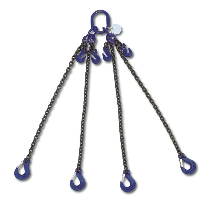 Beta 8098/G10 D6-4 Pendente di sollevamento con ganci accorciatori, catena 4 bracci, G10 080981004