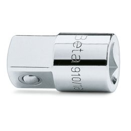 Beta 910/16 Raccordo a mano con attacco quadro femmina 3/8" e maschio 1/2" cromato 009100814