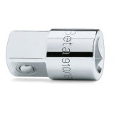 Beta 910/16 Raccordo a mano con attacco quadro femmina 3/8" e maschio 1/2" cromato 009100814