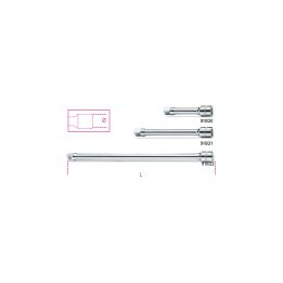 Beta 910/20 Prolunghe a mano con attacchi quadri maschio e femmina 3/8" cromate 009100820