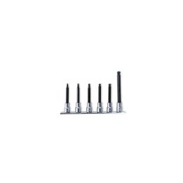 Beta 910BP/SB6L Serie di chiavi a bussola a mano maschio esagonale con estremità sferica con attacco quadro femmina 3/8" cromate