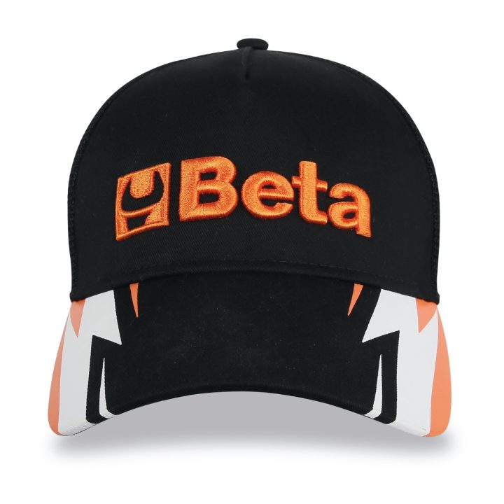 Beta 9525TR Cappellino Beta trucker nero con visiera curva 095250011