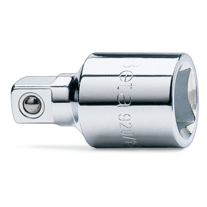 Beta 920/15 Raccordo a mano con attacco quadro femmina 1/2" e maschio 3/8" cromato 009200810