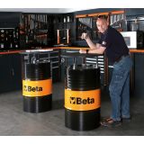 Beta 9565T Tavolo in lamiera d’acciaio con piano in legno multistrato di betulla verniciato. 095650200