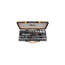 Beta 920B/C12X 12 chiavi a bussola a mano esagonali e 5 accessori in cassetta di lamiera 009200934