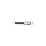 Beta 920ES 16L Chiavi a bussola a mano maschio per viti con impronta esascanalata con attacco quadro femmina 1/2" cromate - inse