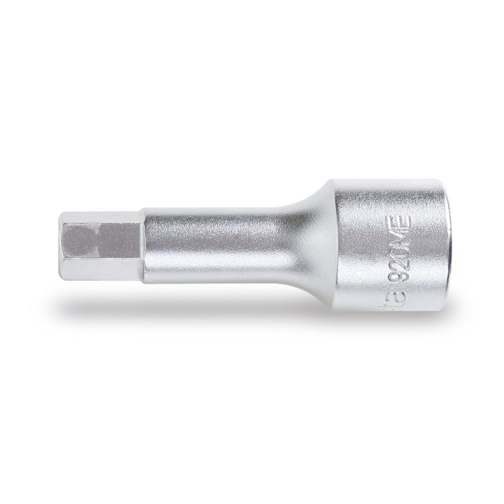 Beta 920ME 6 Chiavi a bussola a mano maschio esagonale con attacco quadro femmina 1/2" cromate 009200506