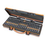 Beta 867/C38 38 inserti con attacco esagonale 10 mm e 1 portainserti a T snodato (art. 867PE, 867PE/L, 867XZN, 867XZN/L, 867TX,