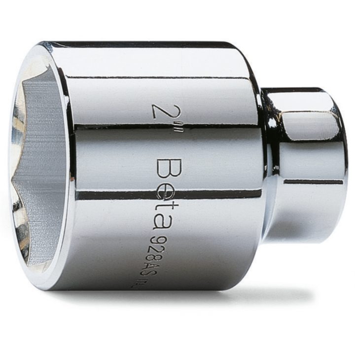 Beta 928AS 7/8 Chiavi a bussola a mano con attacco quadro femmina 3/4" bocca esagonale, cromate 009280202